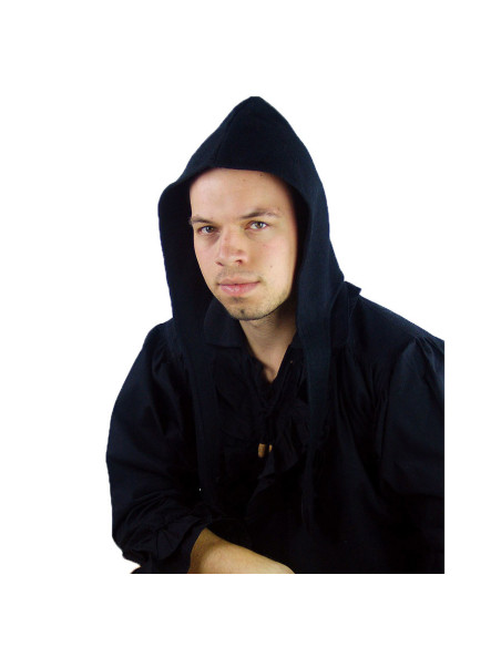 Cappello contadino in lana nera,...