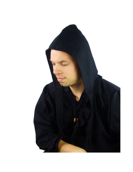 Cappello contadino in lana nera,...