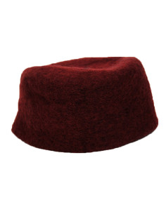 Cappello in feltro di lana modello Hans, colore rosso 2