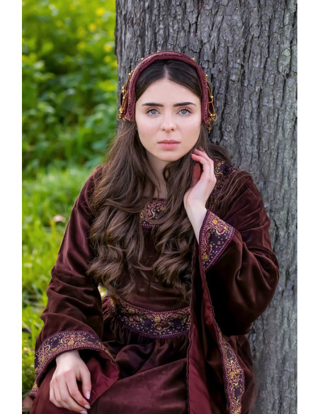 Berretto in velluto nobile Elaine,...