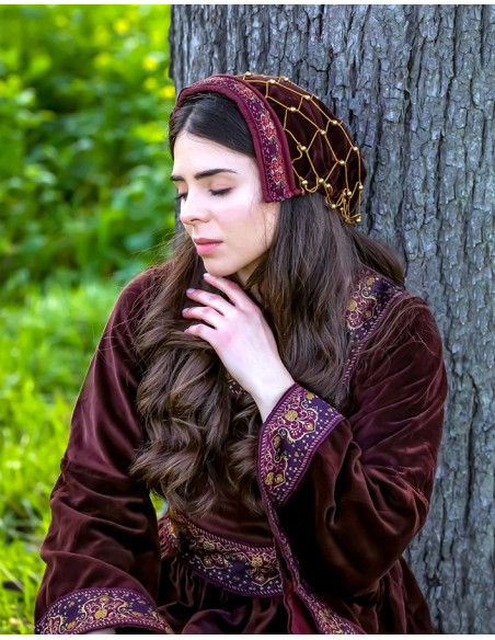 Berretto in velluto nobile Elaine,...