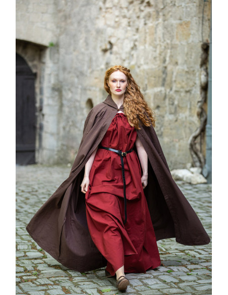 Erna mantello medievale in cotone con...