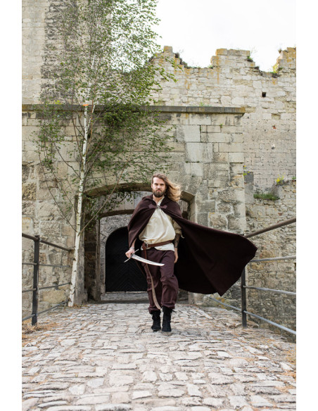 Mantella medievale in lana modello...