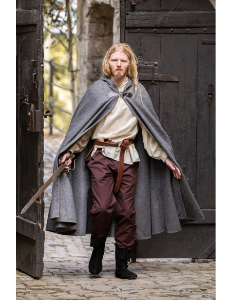 Mantella medievale in lana modello...