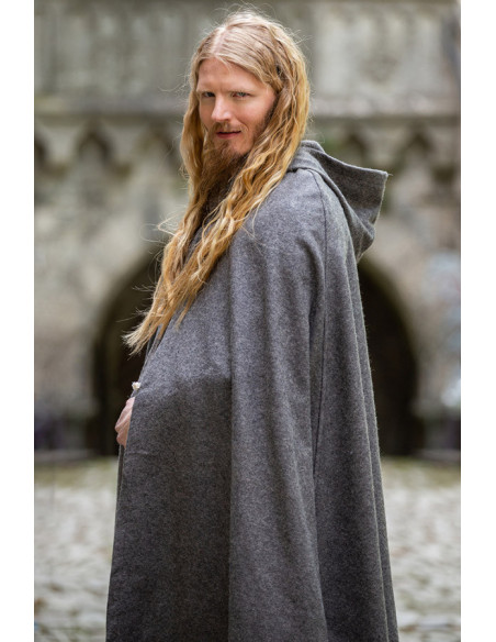 Mantella medievale in lana modello...