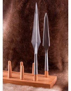 Espositore in legno per 13 punte di lancia 2