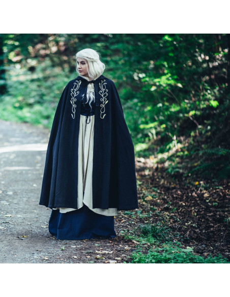 Mantella medievale con ricamo modello...
