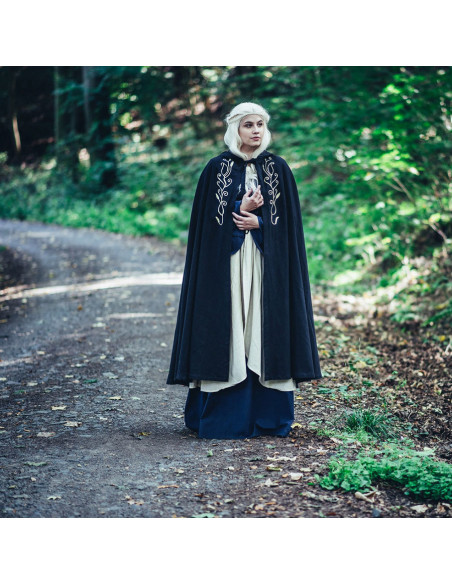 Mantella medievale con ricamo modello...
