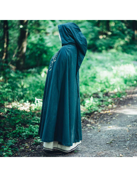 Mantella medievale con ricamo modello...