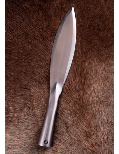 Punta di lancia da lancio a forma di foglia, 31,5 cm. 2