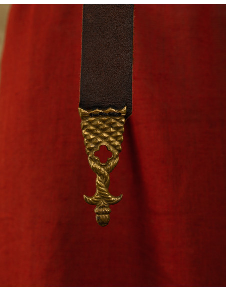 Cintura medievale in pelle nobile...