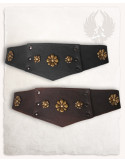 Cintura larga da donna Elina, tipo bustier medievale, in vari colori