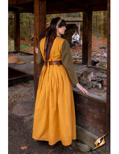 Abito medievale e rinascimentale donna Adelina in giallo... 2