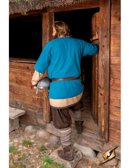 Camicia di cotone medievale Jolner...