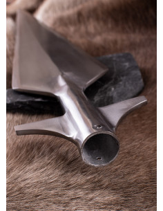 Punta di lancia medievale alata, lunghezza 61 cm. 2