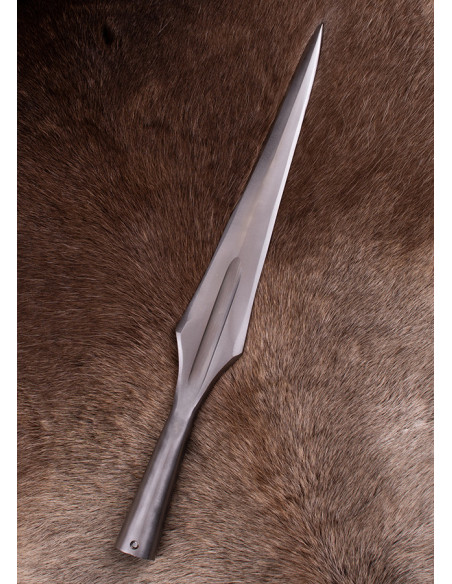 Punta di lancia medievale lunga con...