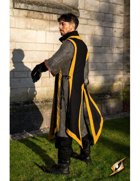 Tabardo medievale Clemente bicolore,...