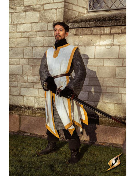 Tabardo medievale Clemente bicolore,...