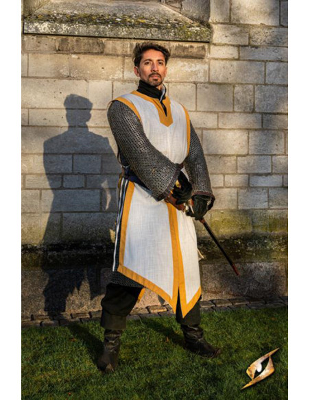 Tabardo medievale Clemente bicolore,...