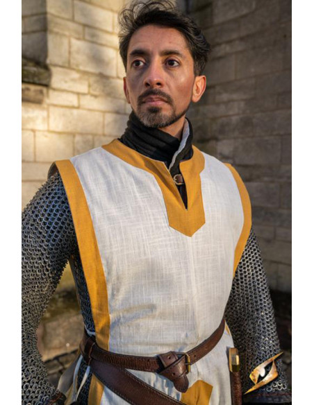 Tabardo medievale Clemente bicolore,...