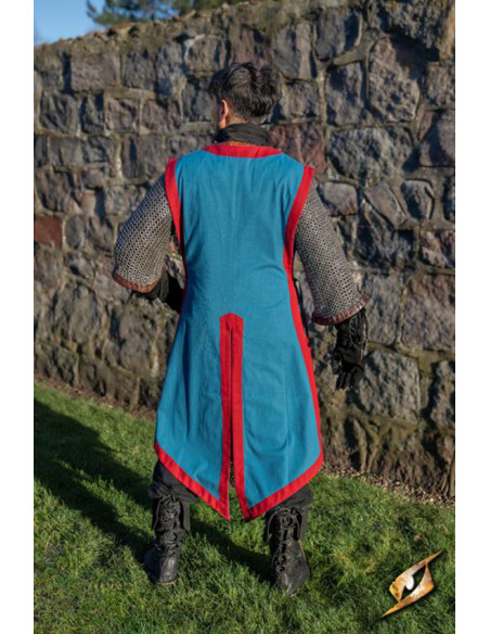 Tabardo medievale Clemente bicolore,...