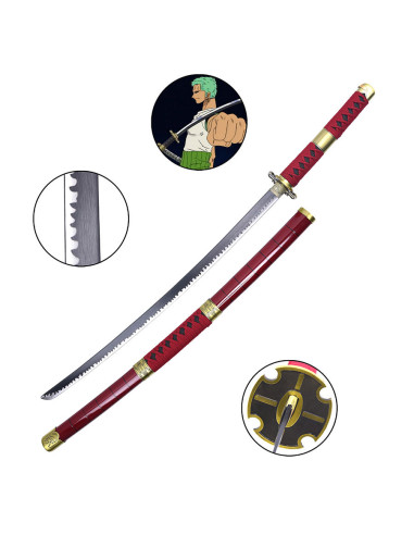 Katana Zoro One Piece
 Incisione-NO