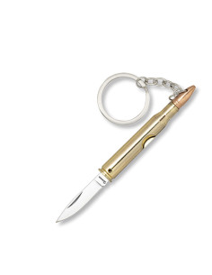 Coltello a proiettile portachiavi, lama 4,4 cm.