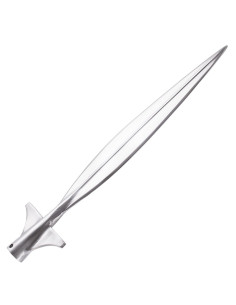 Punta di lancia alata a forma di foglia, lunghezza 43,5 cm.