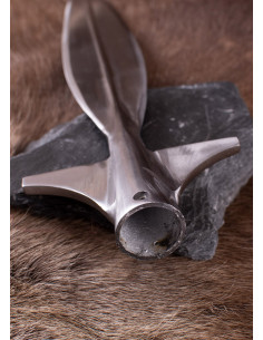 Punta di lancia alata a forma di foglia, lunghezza 43,5 cm. 2