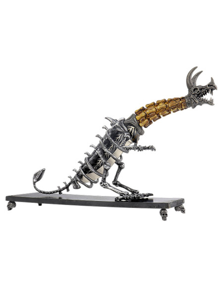 Fantastico coltello Dragon, con base