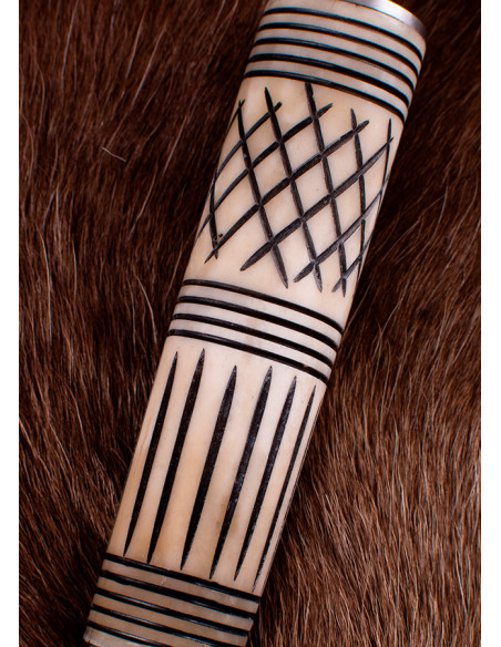 Pugnale Viking Seax con manico in osso