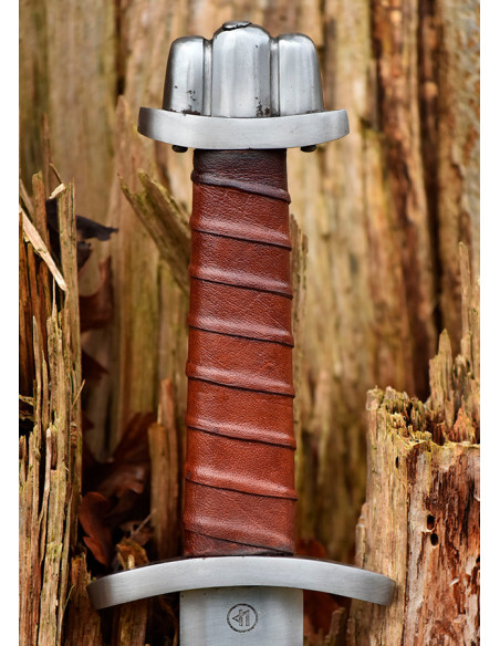 Spada vichinga con pomo a 3 lobi per...