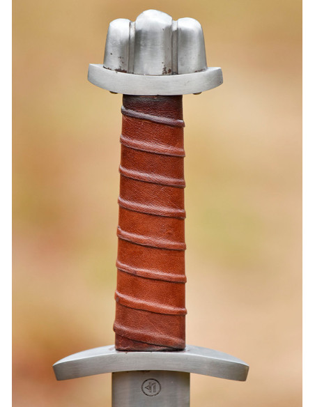 Spada vichinga con pomo a 3 lobi per...