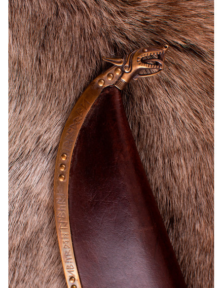 Lungo mare vichingo con elsa in osso,...