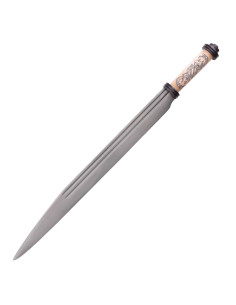 Lungo mare vichingo con elsa in osso, X secolo 2