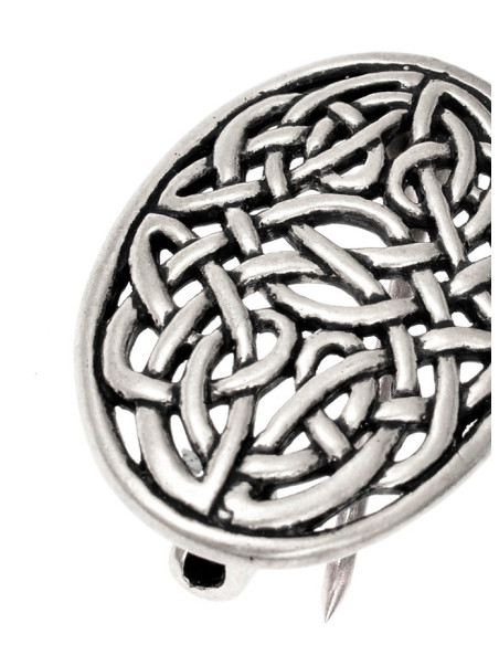 Spilla Celtica Traforata Nodo Ovale