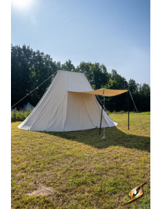 Tenda medievale per intrepidi guerrieri, 5 x 7 mt.