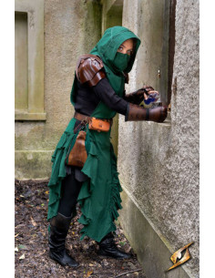 Abito medievale donna Rebel Adelina in verde 2