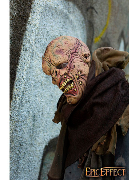 Maschera mostro mutante in pelle chiara