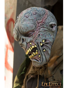 Maschera mostro mutante in pelle grigia morta 2