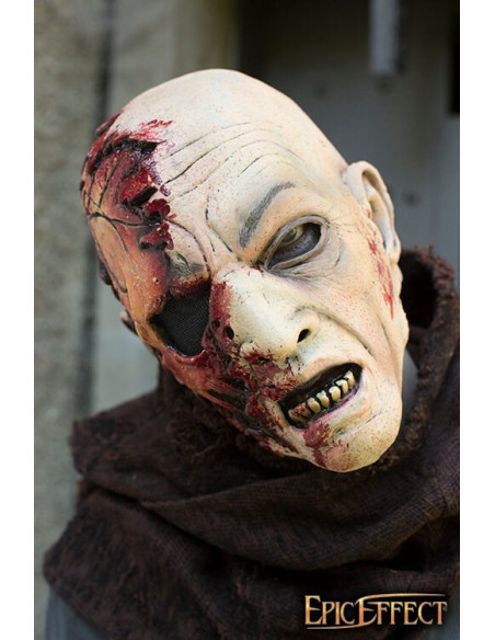 Maschera mezza testa di zombie,...