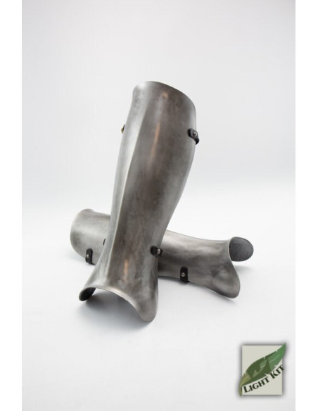 Schinieri da mercenario in acciaio...