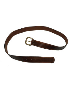 Cintura medievale in similpelle testa di moro, 130 cm.