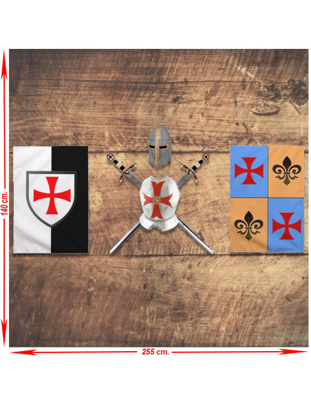 Panoplia dei Cavalieri Templari....