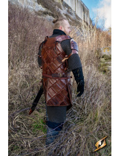 Armatura da brigantino del guerriero boscaiolo in marrone... 2