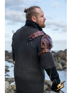 Set di spalline da boscaiolo in pelle marrone 2