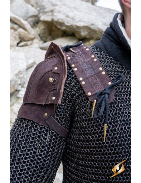 Set spalline da boscaiolo in pelle...