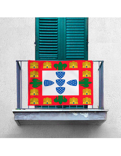 Stendardo-bandiera medievale portoghese del XIV-XV secolo... 2