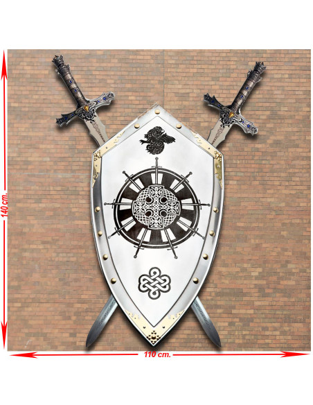 Panoplia di Re Artù con Scudo...