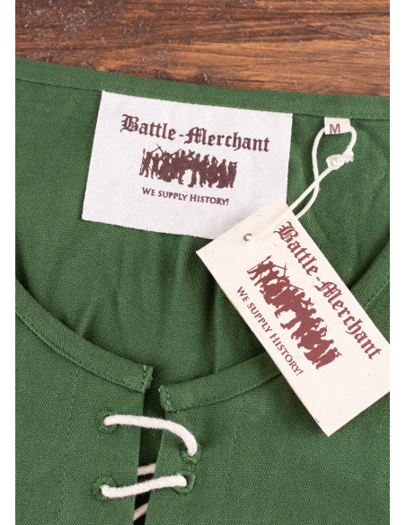 Abito medievale Ava con maniche corte